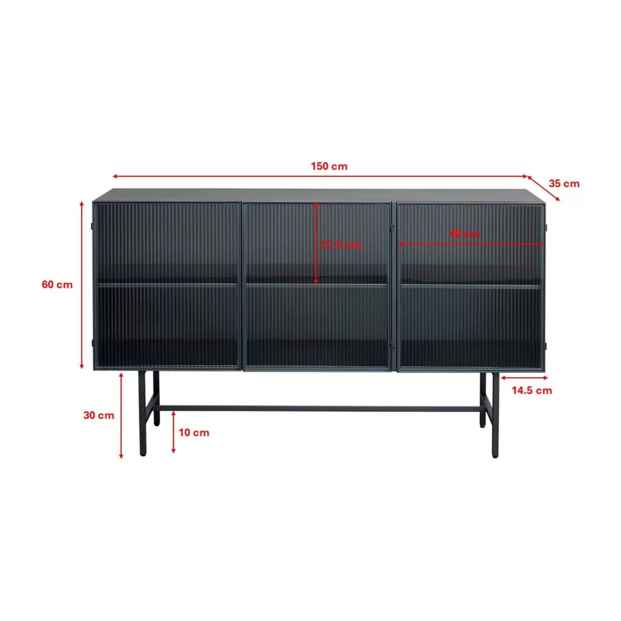 Buffet San Diego 3 portes Kare Design