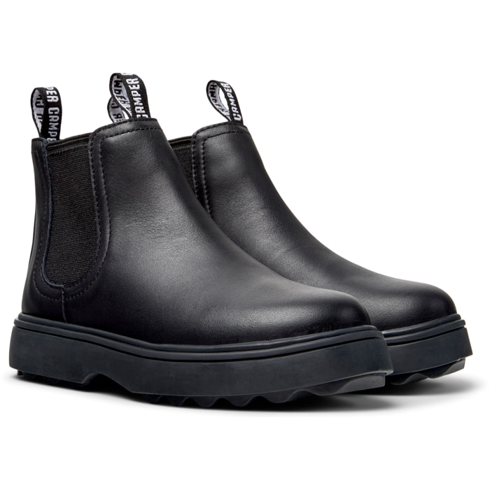 Botines - CAMPER Norte - Negro - Cuero liso
