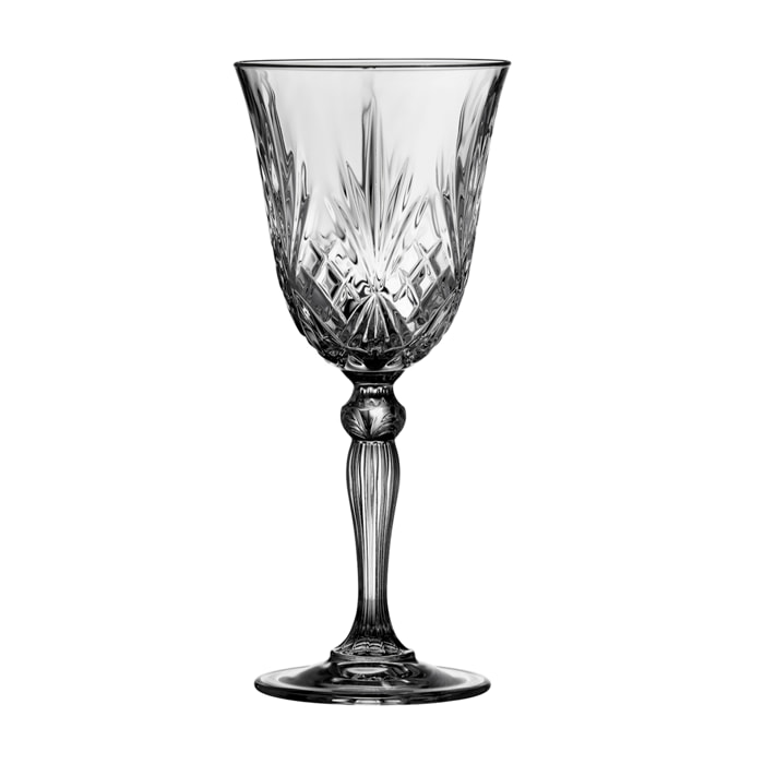 Set de 4 verres à vin rouge Melodia 27cl