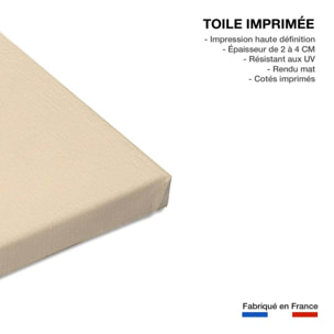 Tableau organique femme rouge  Toile imprimée