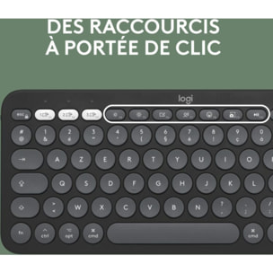 Clavier + Souris LOGITECH Pebble 2 pour Mac M350s+K380s Graphite