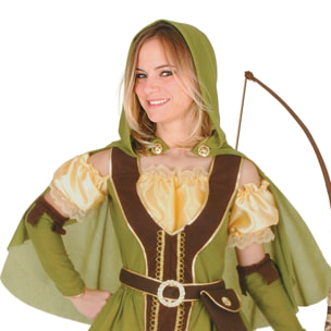 Costume Travestimento Lady Robin Hood Donna