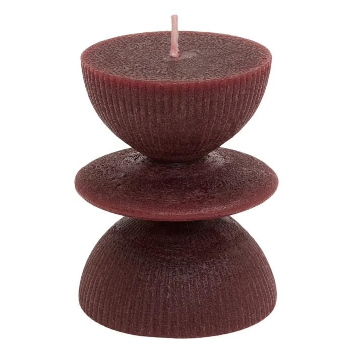 Bougie décorative Homy ronde H.9cm