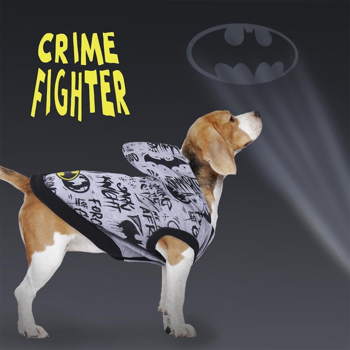 Dc Comics Batman Felpa vestito per Cane Taglia XXS For Fun Pets Cerdà