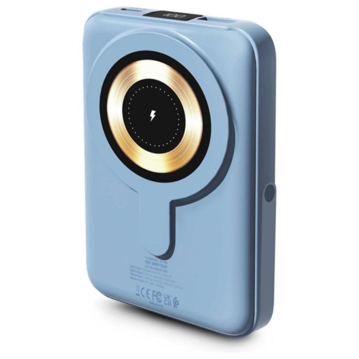 Batterie externe URBAN FACTORY 10 000 mAh MagSafe Bleu