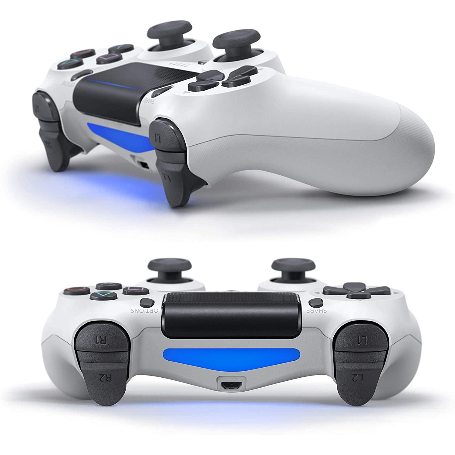 Controller wireless con vibrazione compatibile con PS4. Funzionalità complete.