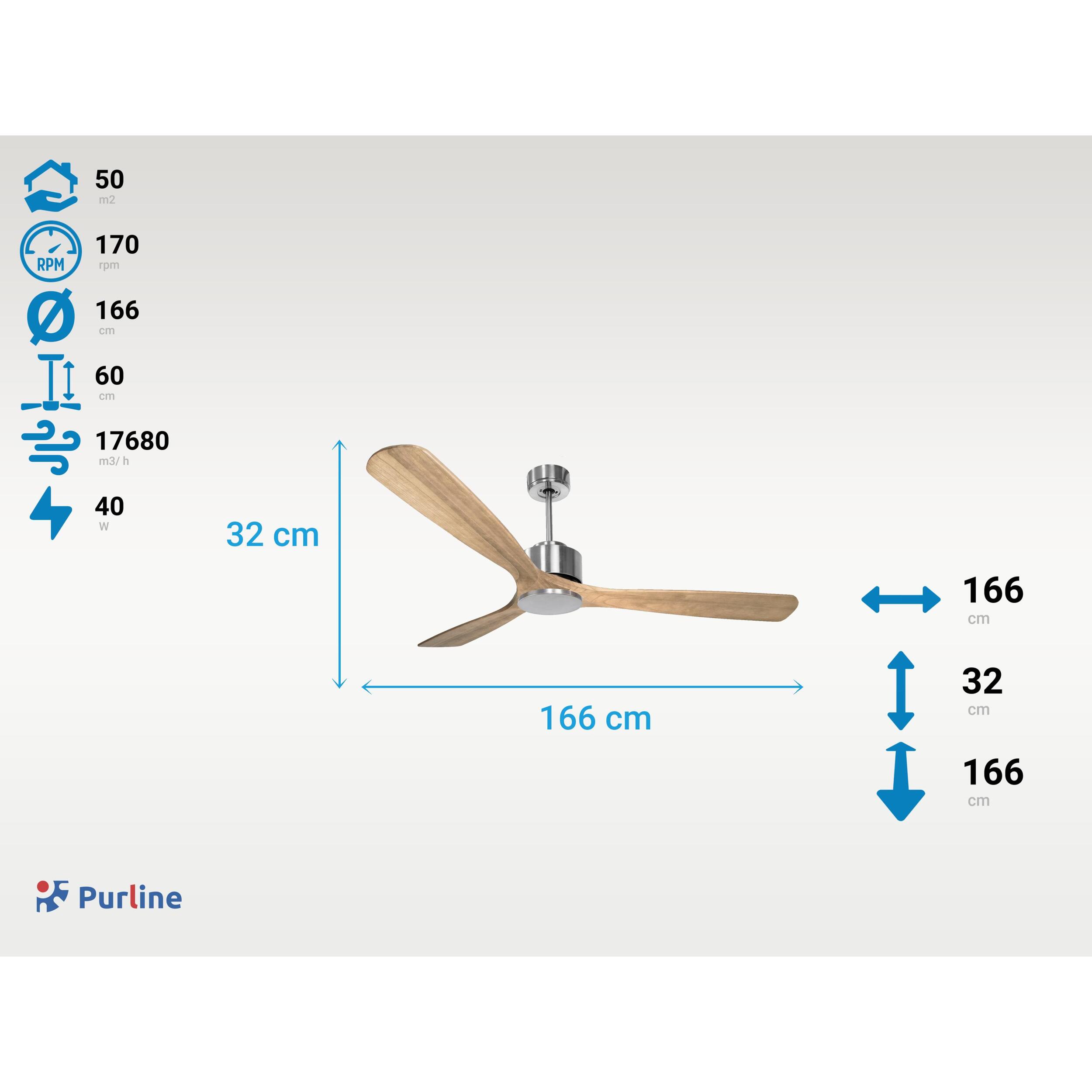 Ventilateur de plafond Réversible  Thermostat Wifi Moteur à courant continu Toits en pente Télécommande Hypersilence Mémoire Shopify Vendible (AUTOMATIQUE) 40   W argent