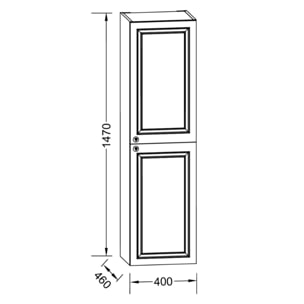 Plan vasque suspendu 3 trous Cléo 1889 avec équerres métal noir + colonne gauche + mélangeur croisillon lavabo or + siphon or