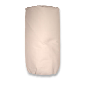 LENZUOLO SOTTO CON ANGOLI LETTO PIAZZA E MEZZA IN COTONE 60 FILI TINTA UNITA PANNA H.30