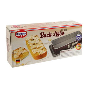 Lot de 2 moules à cakes à charnière 30 cm Dr. Oetker Back-Liebe Bicolor