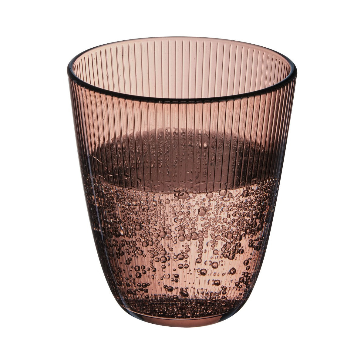 6 verres à eau marrons 31cl Concepto Stripy Agate - Luminarc