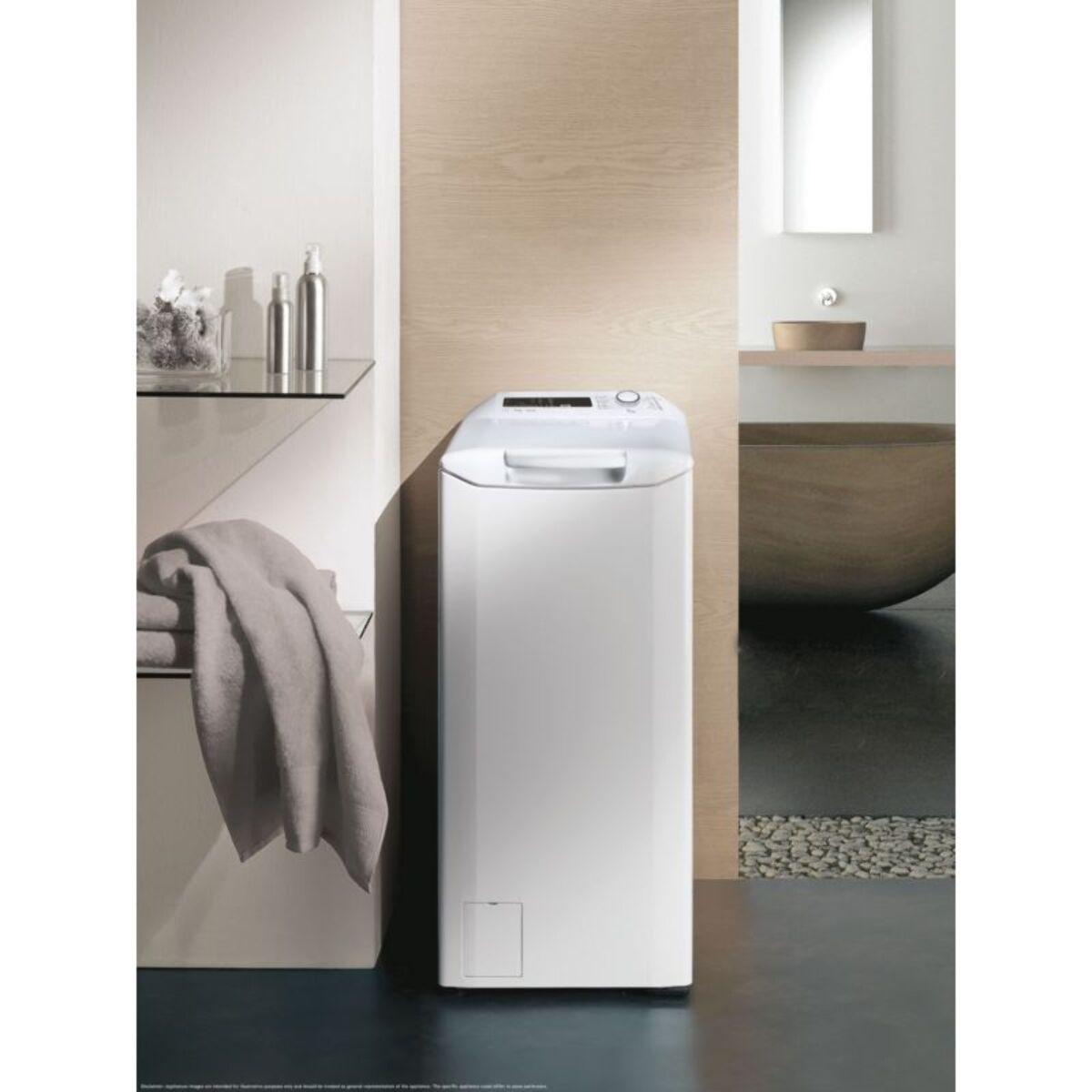 Lave linge top ESSENTIELB ELT712-2b