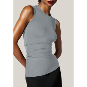 Top senza maniche The Crepe Jersey Top Sleeveles
