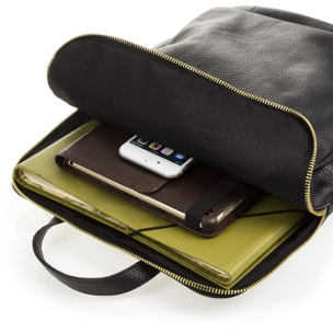 Eva Bolso mochila Mujer.Piel auténtica Dollaro