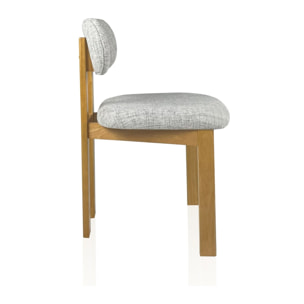 Tomasucci Ensemble de 2 chaises tripodes en bois