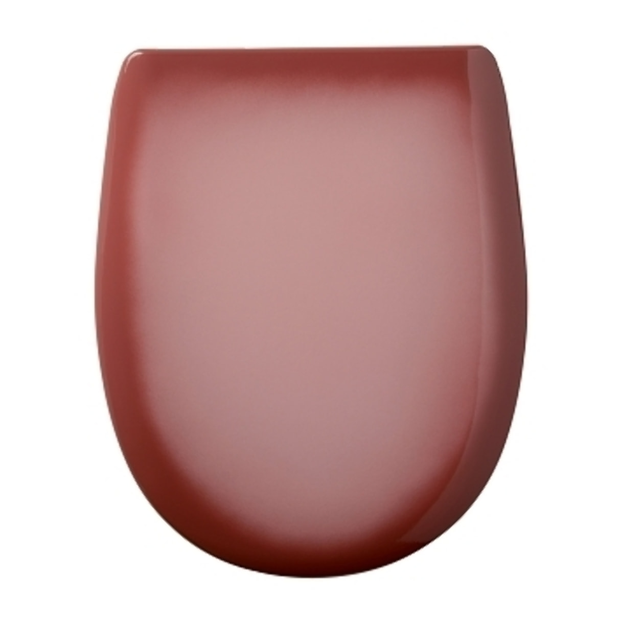 Abattant Double OLFA avec Couvercle  - Effet Jaspé - Rose foncé