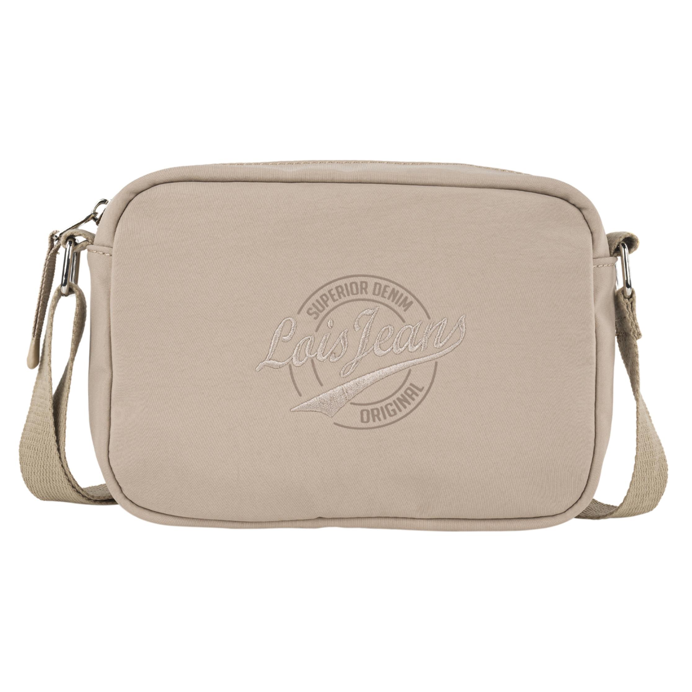 Bolso Bandolera Mujer Sint/Pu Lois Pyramid Beige