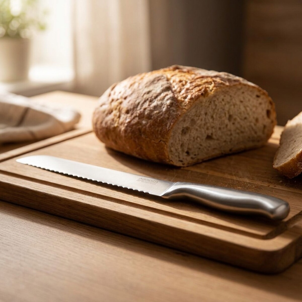 Couteau à pain en inox 33,5 cm en tout Nirosta