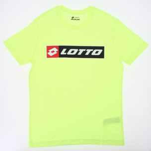 T-shirt Lotto tee logo u. Yellow neon L