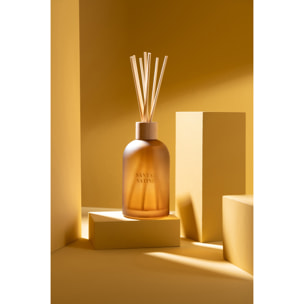 J-Line Bâtonnets parfumés Accords Essentiels - Santal Satiné - jaune - 250ml