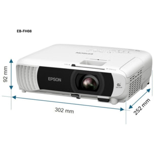 Vidéoprojecteur home cinéma EPSON EB-FH08 - Full HD 1080p - 3600 lumens - 3LCD