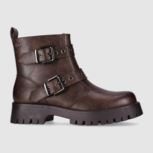 Botines - Marron - Tacón: 5 cm