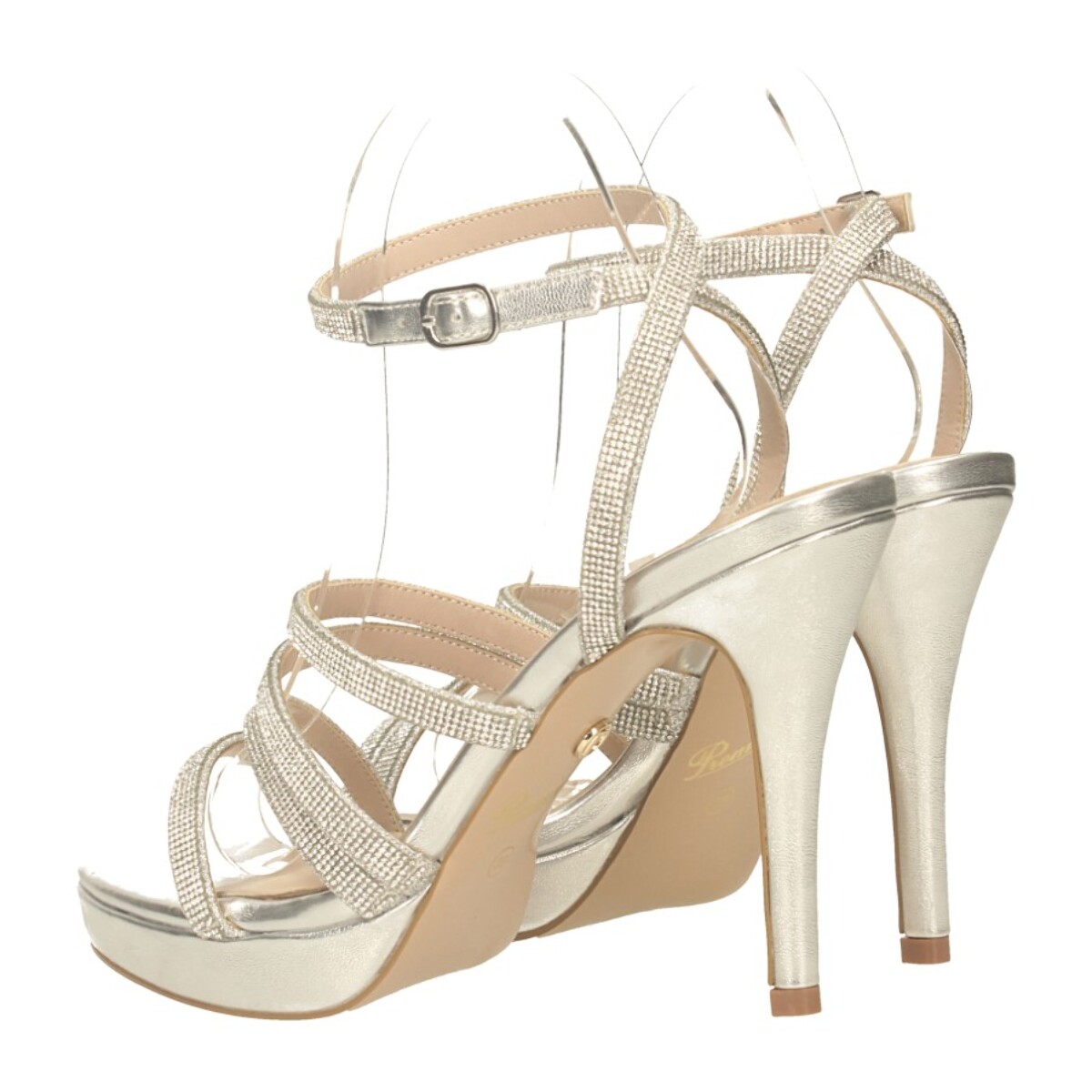 Sandali Donna Tata Italia Argentato