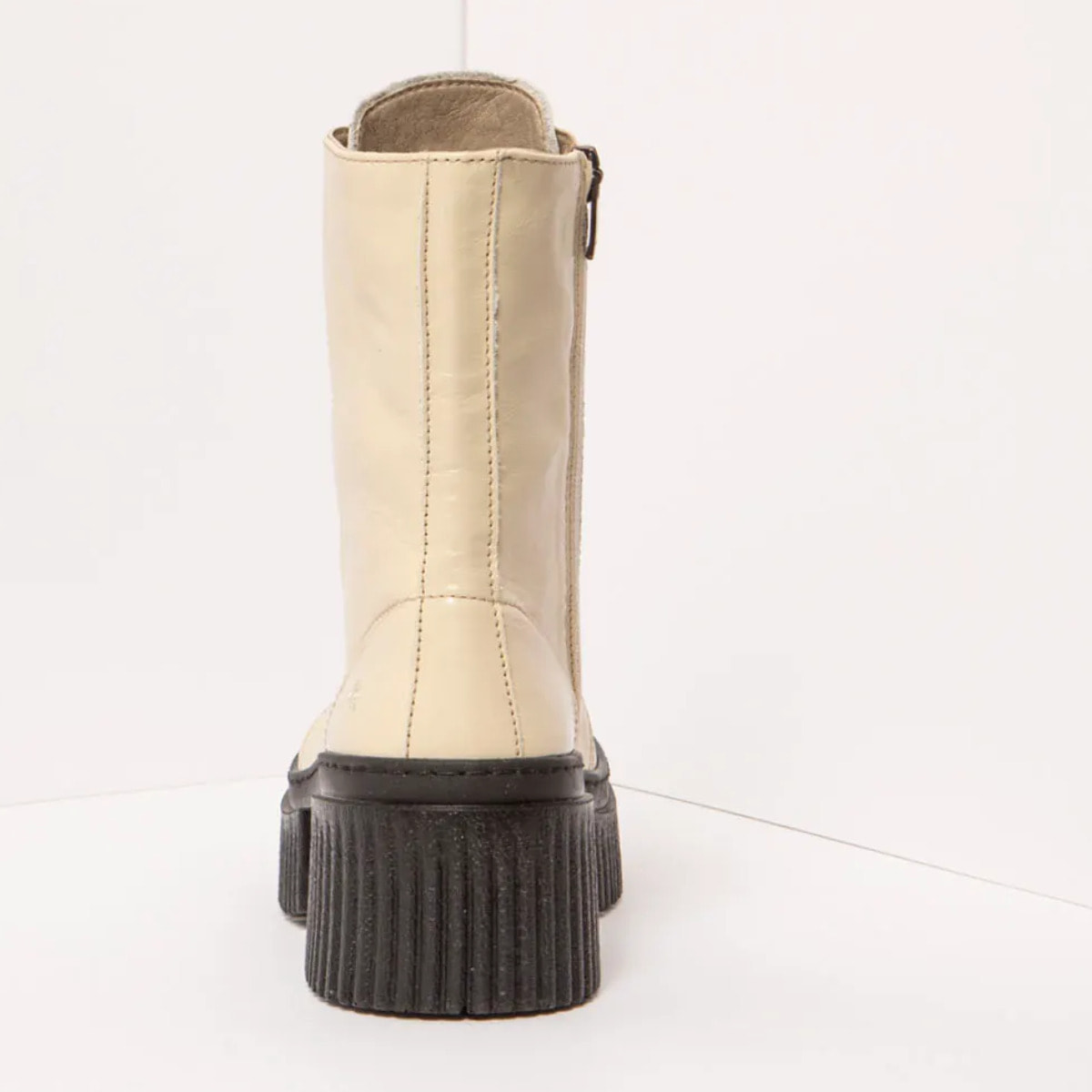 Botines con tacón 1375 PATENT FLASH CREAM/YORK color Cream
