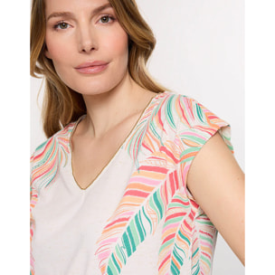 Camiseta Manga Corta Multicolor - Borda
