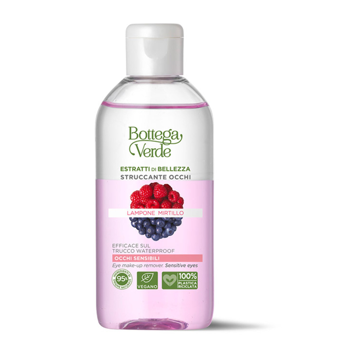 Struccante occhi - Mirtillo e Lampone - efficace  delicato - occhi sensibili