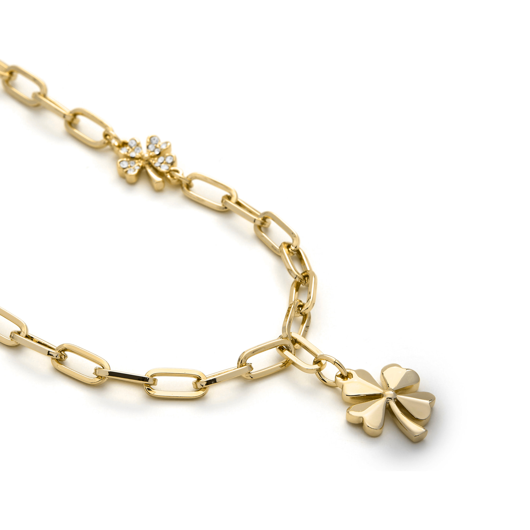 Collar de Circonita Brillante acabado en oro amarillo de 18K