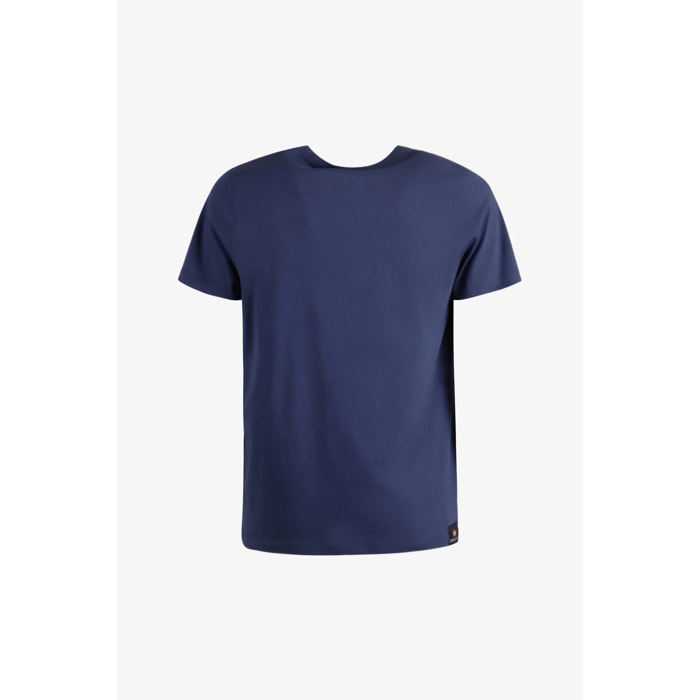T-shirt Esercito blu in cotone uomo