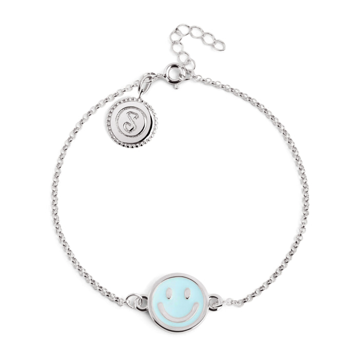 Pulsera Smiley Sky Enamel