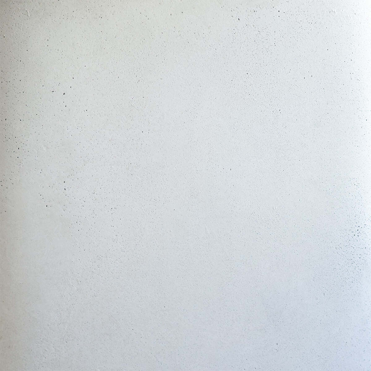 Table d'appoint ronde en béton blanc D35 cm - Capri