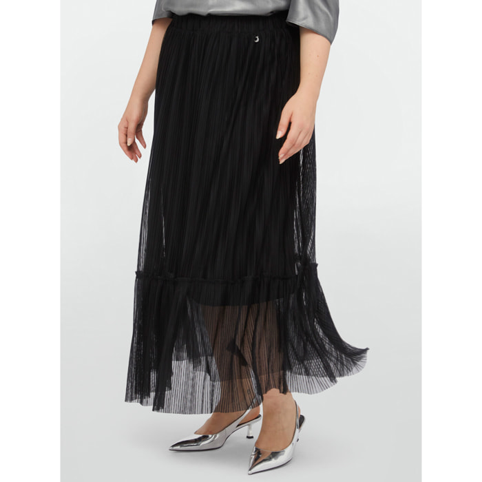 Fiorella Rubino - Gonna lunga in tulle - Nero