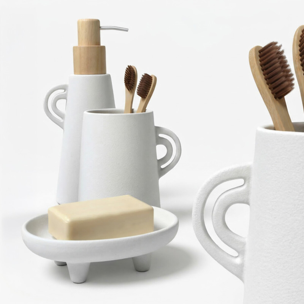 Gobelet en Grés ORGANIC Ecru Spirella