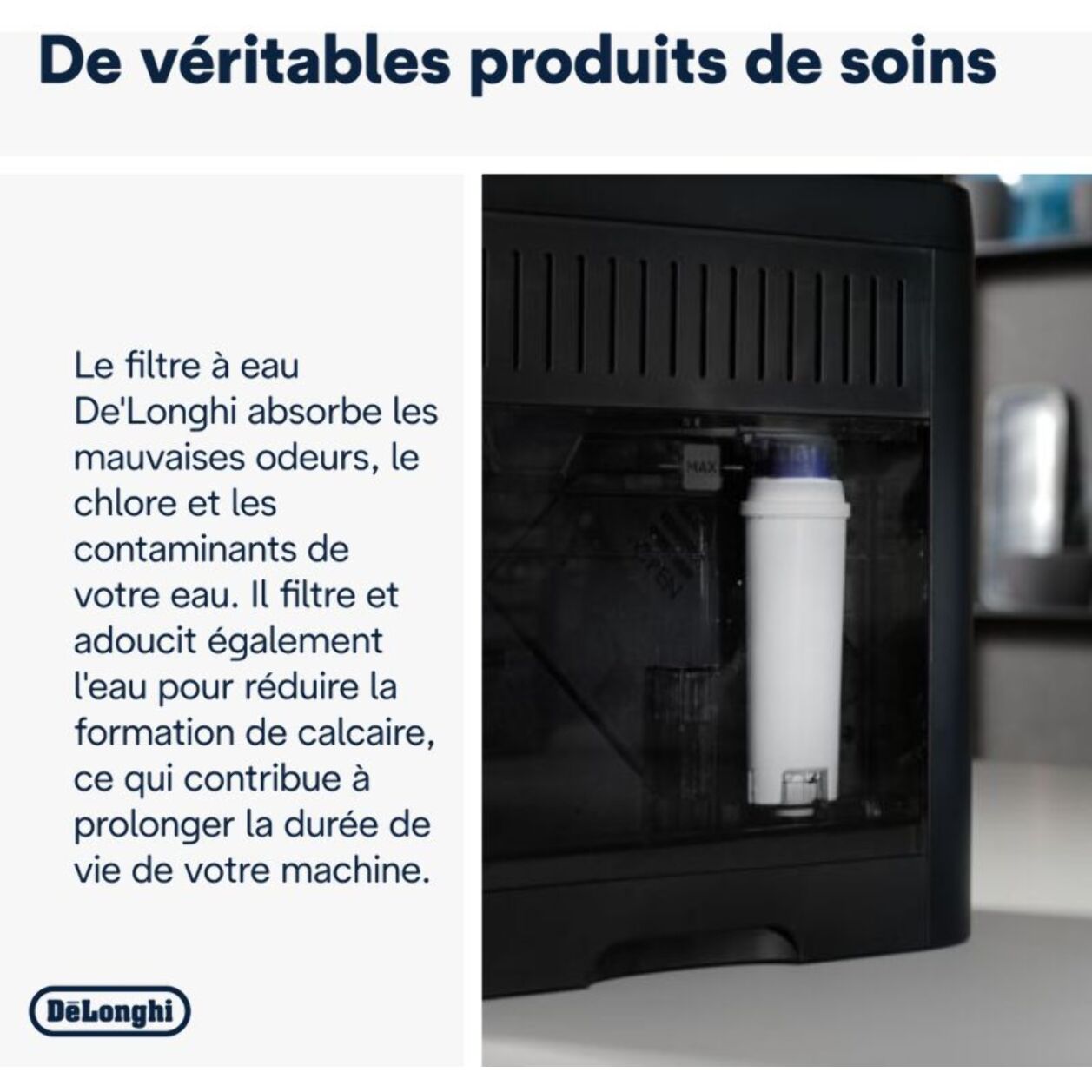 Détartrant anti-calcaire DELONGHI expresso broyeur 12 mois