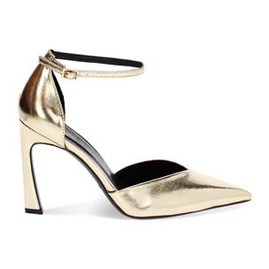 DéColleté open shank laminate oro, tacco 10,3 cm