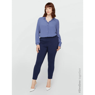 Fiorella Rubino - Jeggings in viscosa LENZING™ ECOVERO™ super stretch - Blu