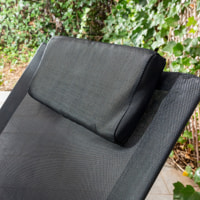 Sdraio a dondolo orbitale pieghevole Rockorb - nero - 150 x 88 x 75 cm