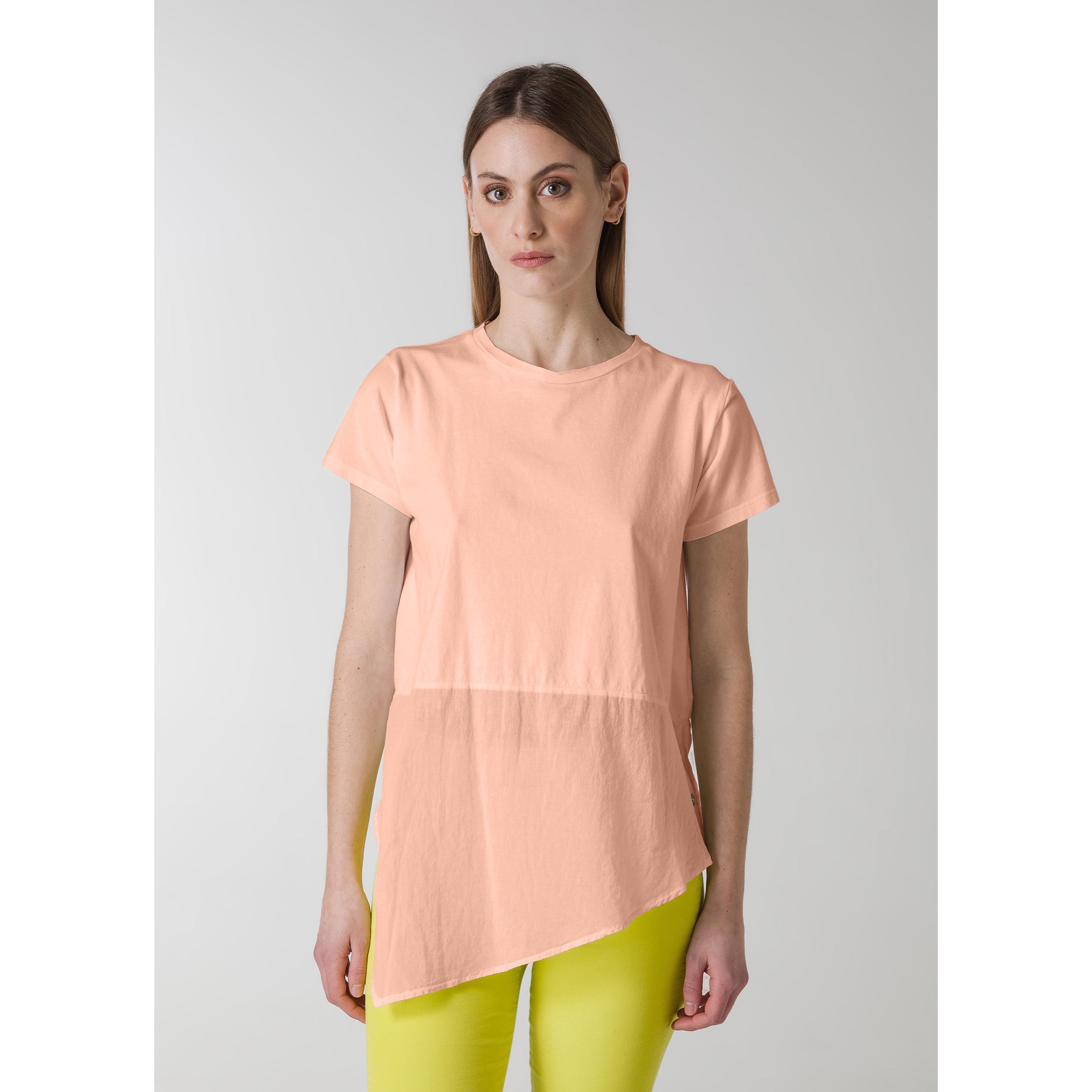 DEHA - T-shirt ASYMMETRICAL T-SHIRT in cotone per donna