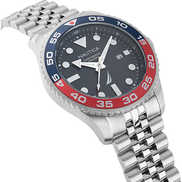 Orologio Nautica PACIFIC BEACH Acciaio Silver