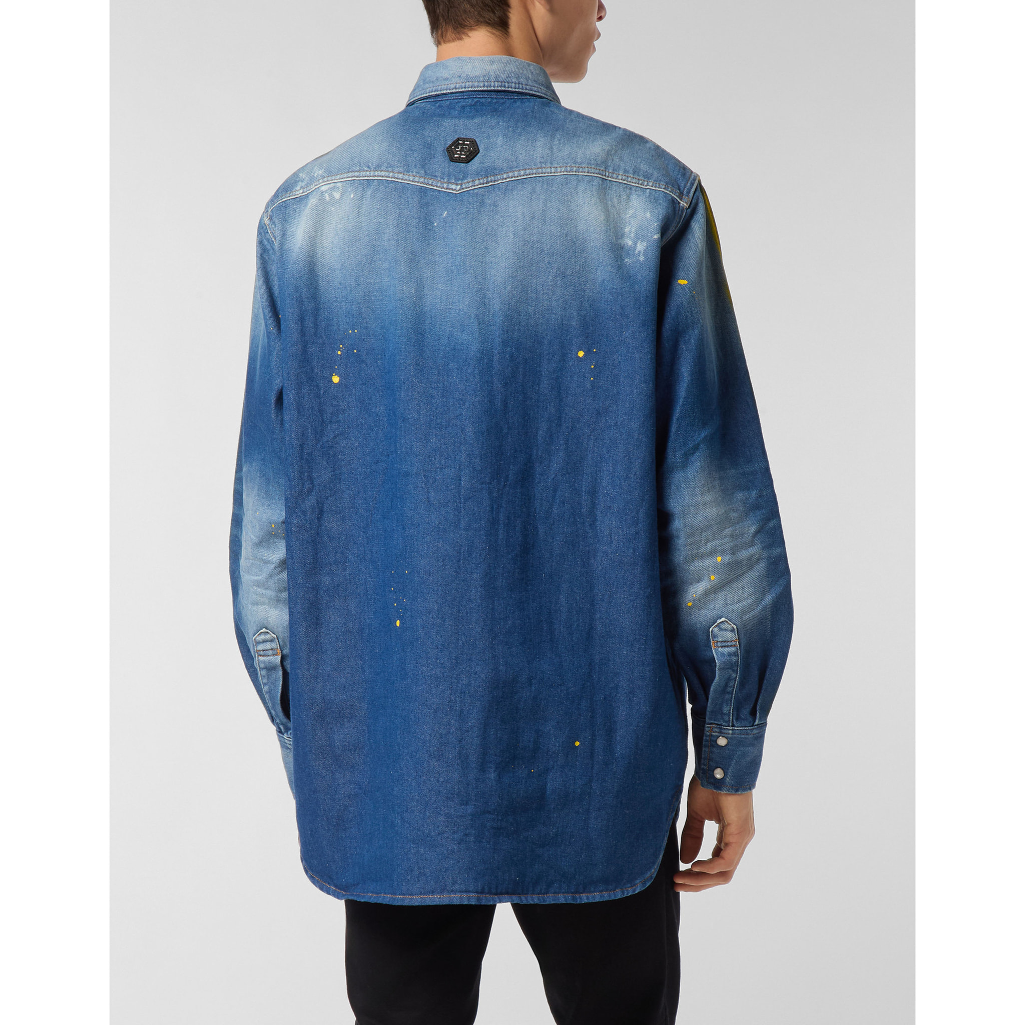 PHILIPP PLEIN Camisa vaquera Ls