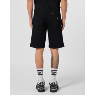 PHILIPP PLEIN Formentera Fit Shorts Embroidery Monogram