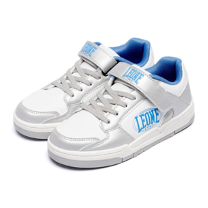 Sneakers da bambina con strap e lacci Leone 1947
