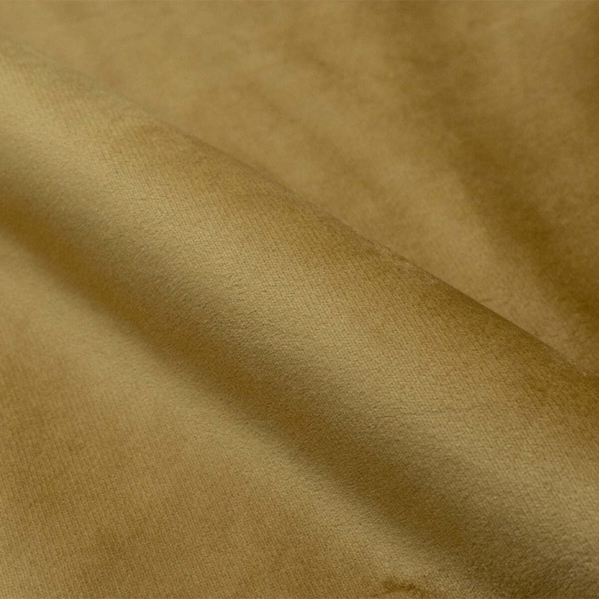 Lot de 2 chaises en velours jaune et pieds en métal noir - Pénélope