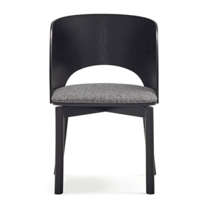 Silla Dam negro 2P/Caja