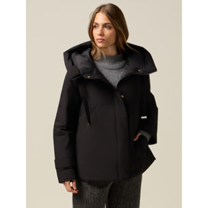 Oltre - Giubbotto con cappuccio - Nero