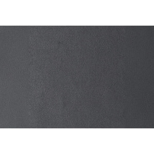 Lit avec tête de lit bandes horizontales velours et sommier kit Ep14