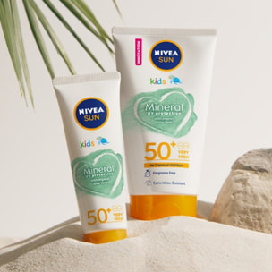 Pack de 2 - Protection solaire enfants Crème Minérale NIVEA SUN Protection UV FPS 50+ à l'Aloe Vera 50ml